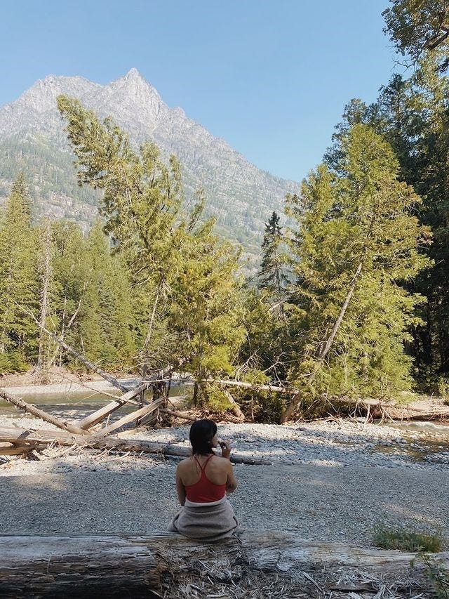 RXBAR pictured in Glacier National Park