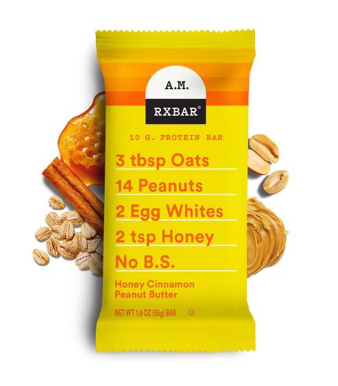 RXBAR Bars Package with ingredients